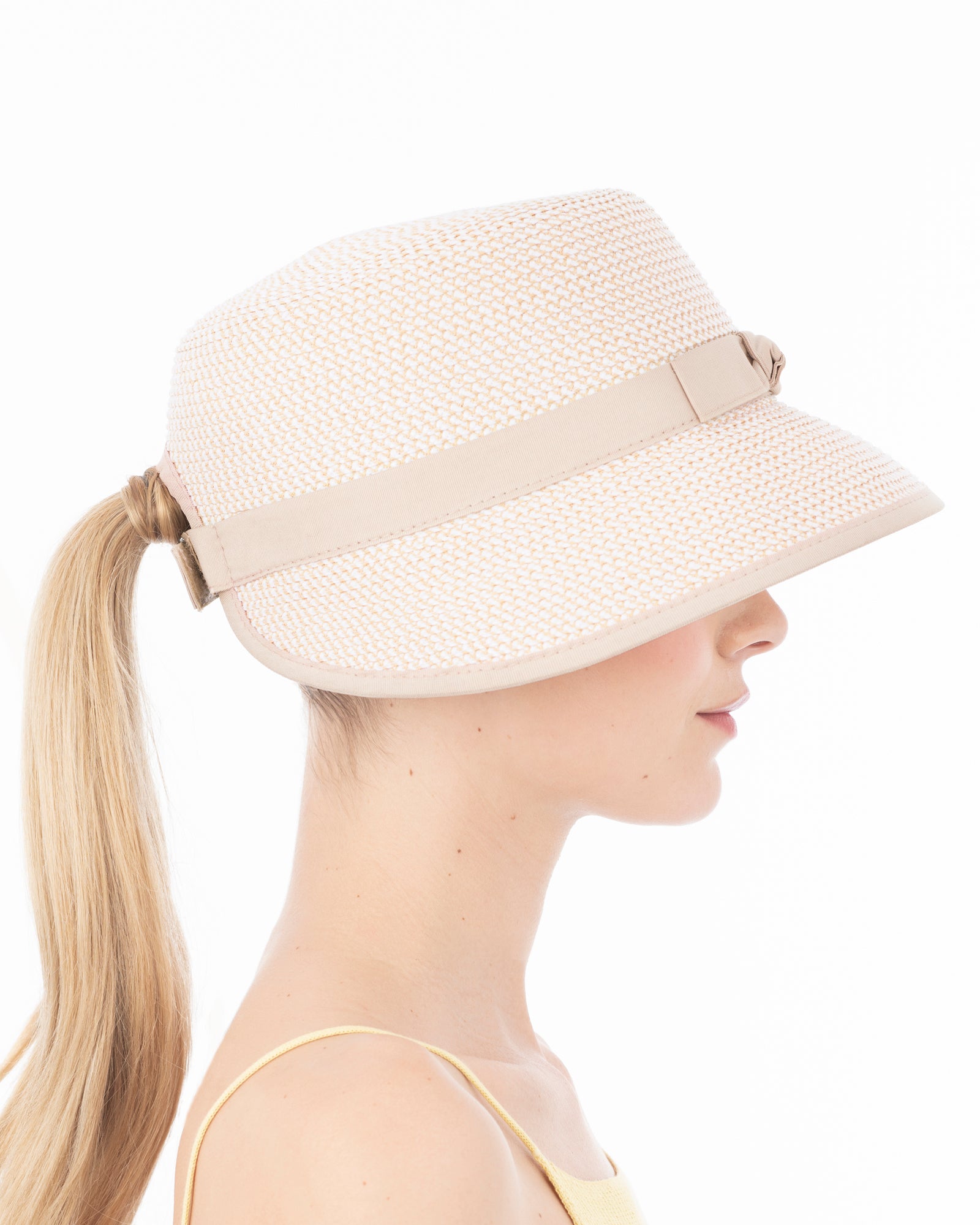 Pamie Visor White Mix Eric Javits