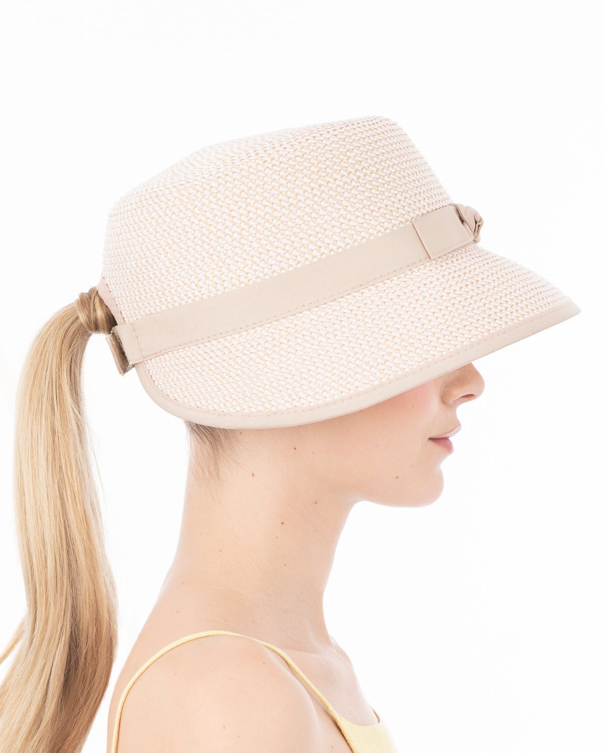 Pamie Visor White Mix Eric Javits