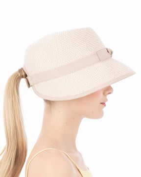 Pamie Visor White Mix Eric Javits