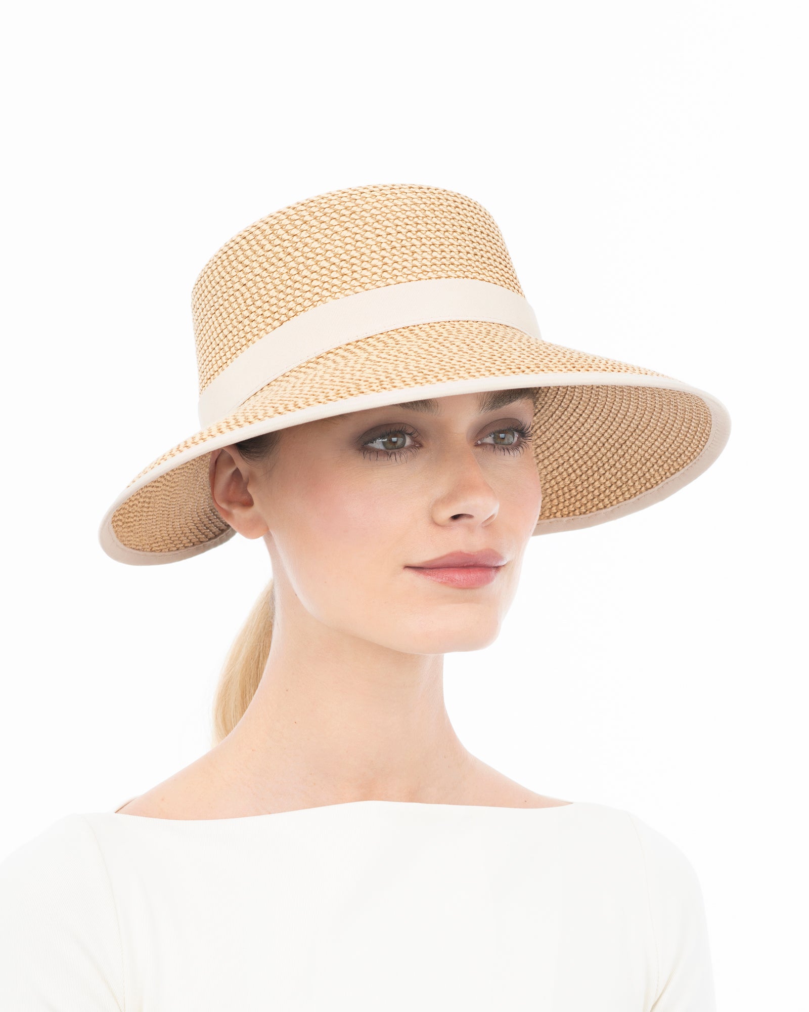 Sunbust Visor I Straw Hat UPF 50+ | Eric Javits