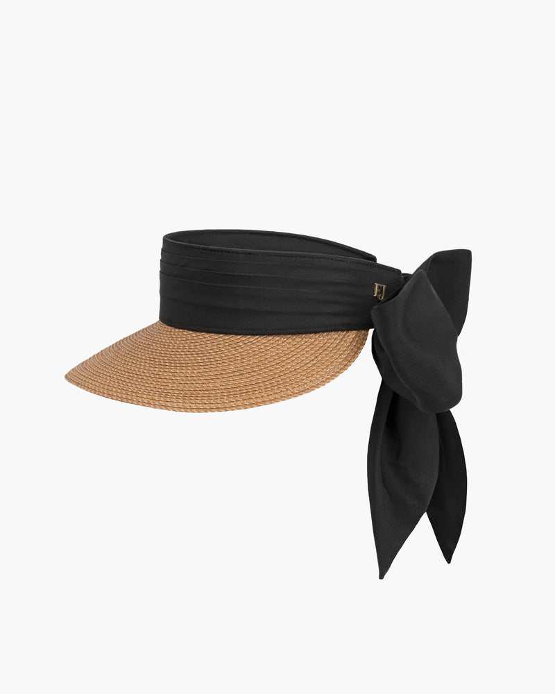 Tie Visor Natural/Black Eric Javits