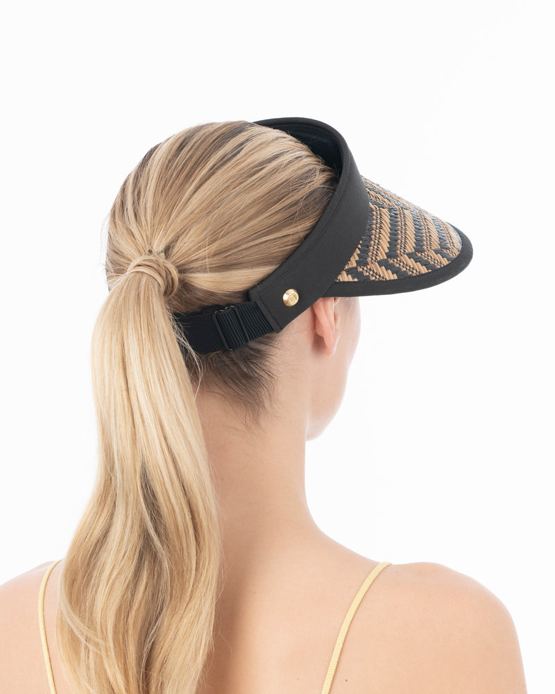 Palmoway Visor Black Mix Eric Javits