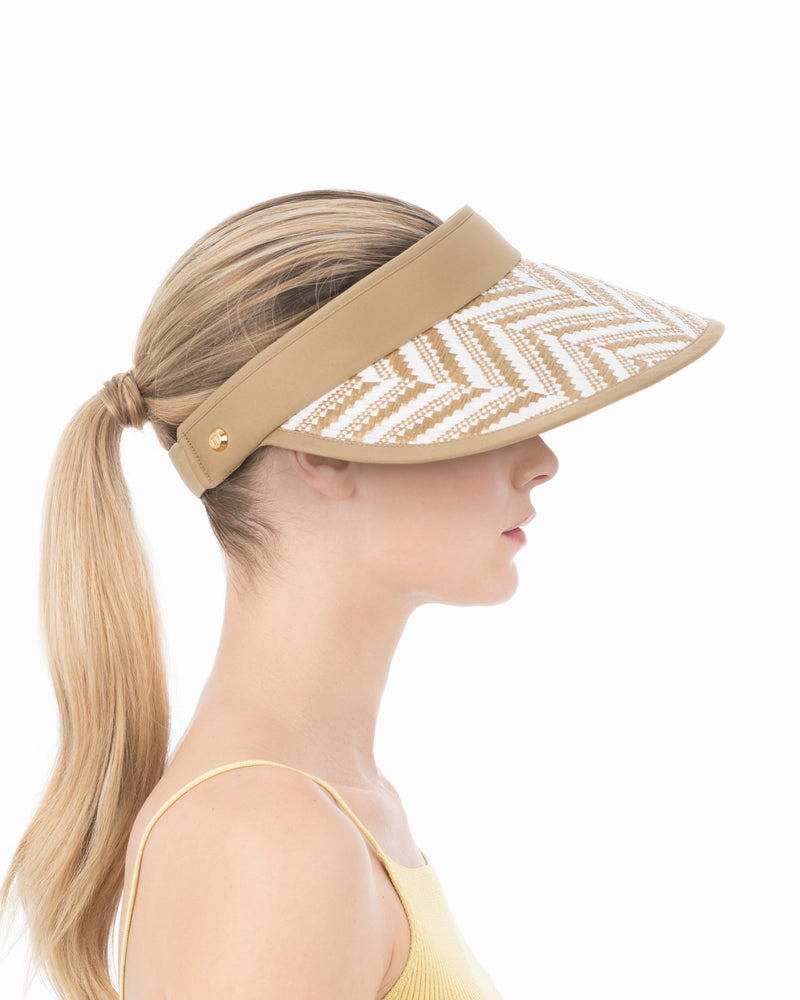 Palmoway Visor White Mix Eric Javits