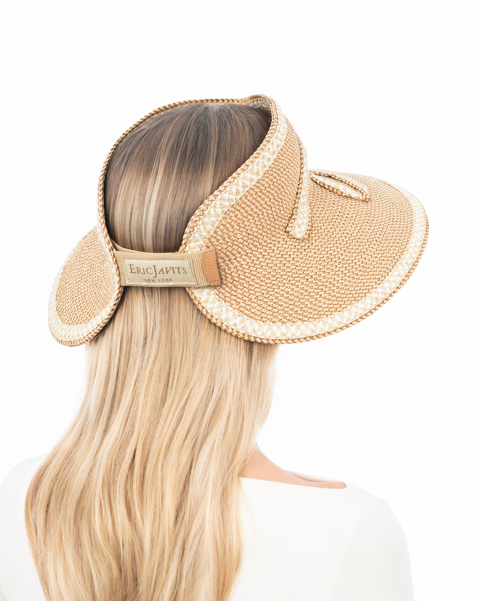 Bowmantic I Packable UPF 50+ Straw Visor | Eric Javits