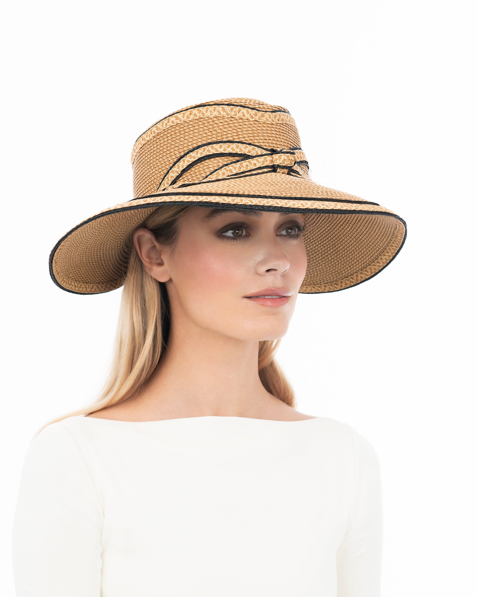 Bowtastic I Women's Sun Visor with UPF 50+ | Eric Javits