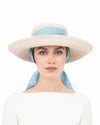 Twillybilly Cream/Aqua Dot Eric Javits