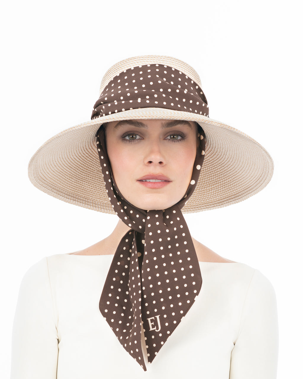 Twillybilly Cream/Chocolate Dot Eric Javits