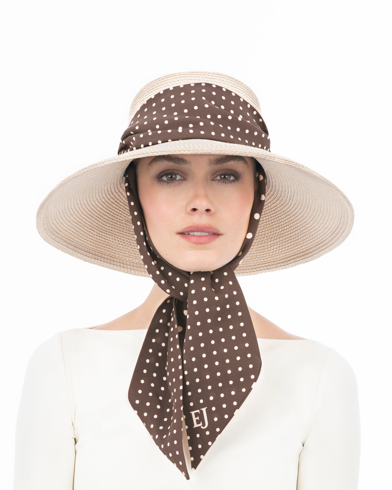 Twillybilly Cream/Chocolate Dot Eric Javits