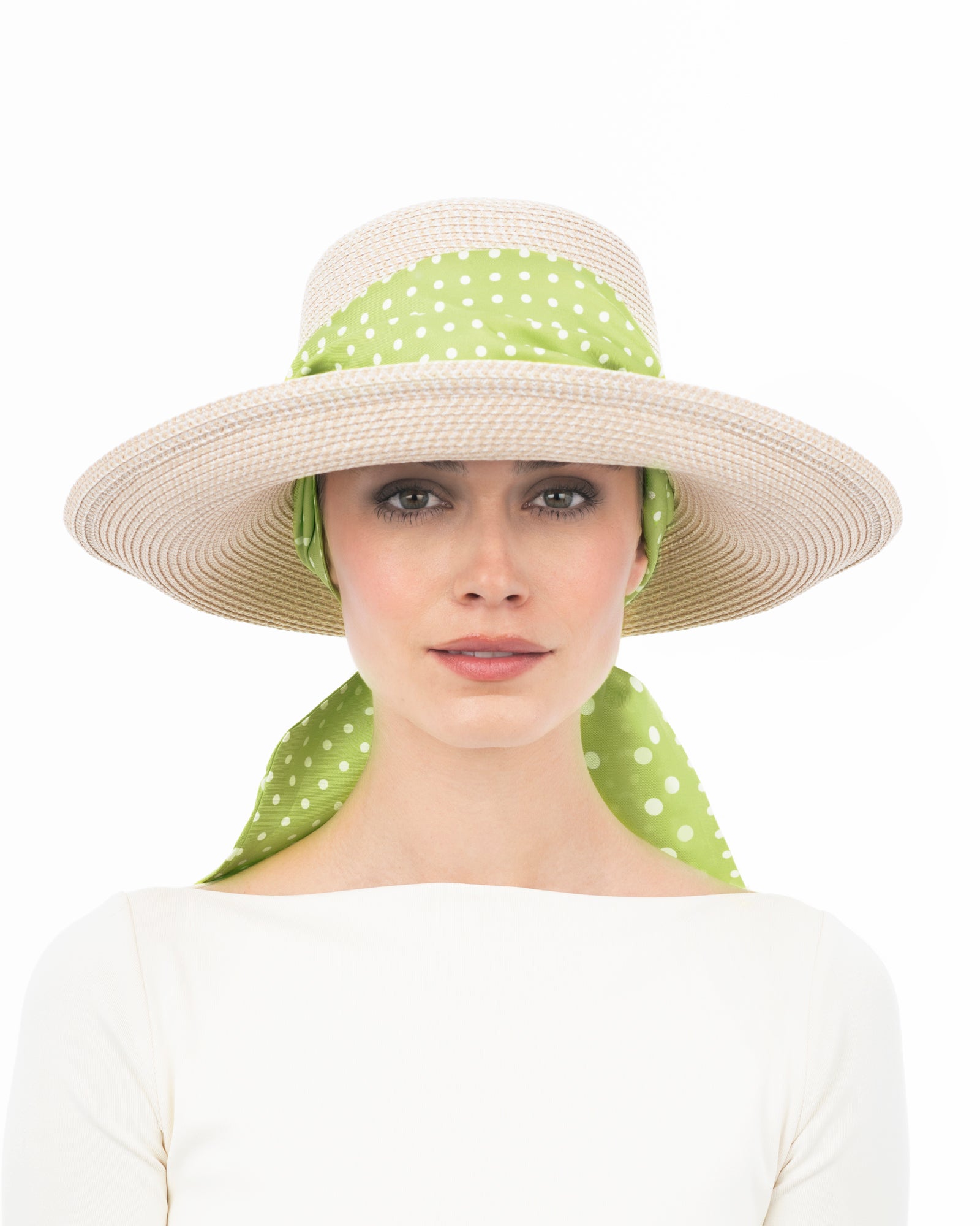 Twillybilly Cream/Kiwi Dot Eric Javits