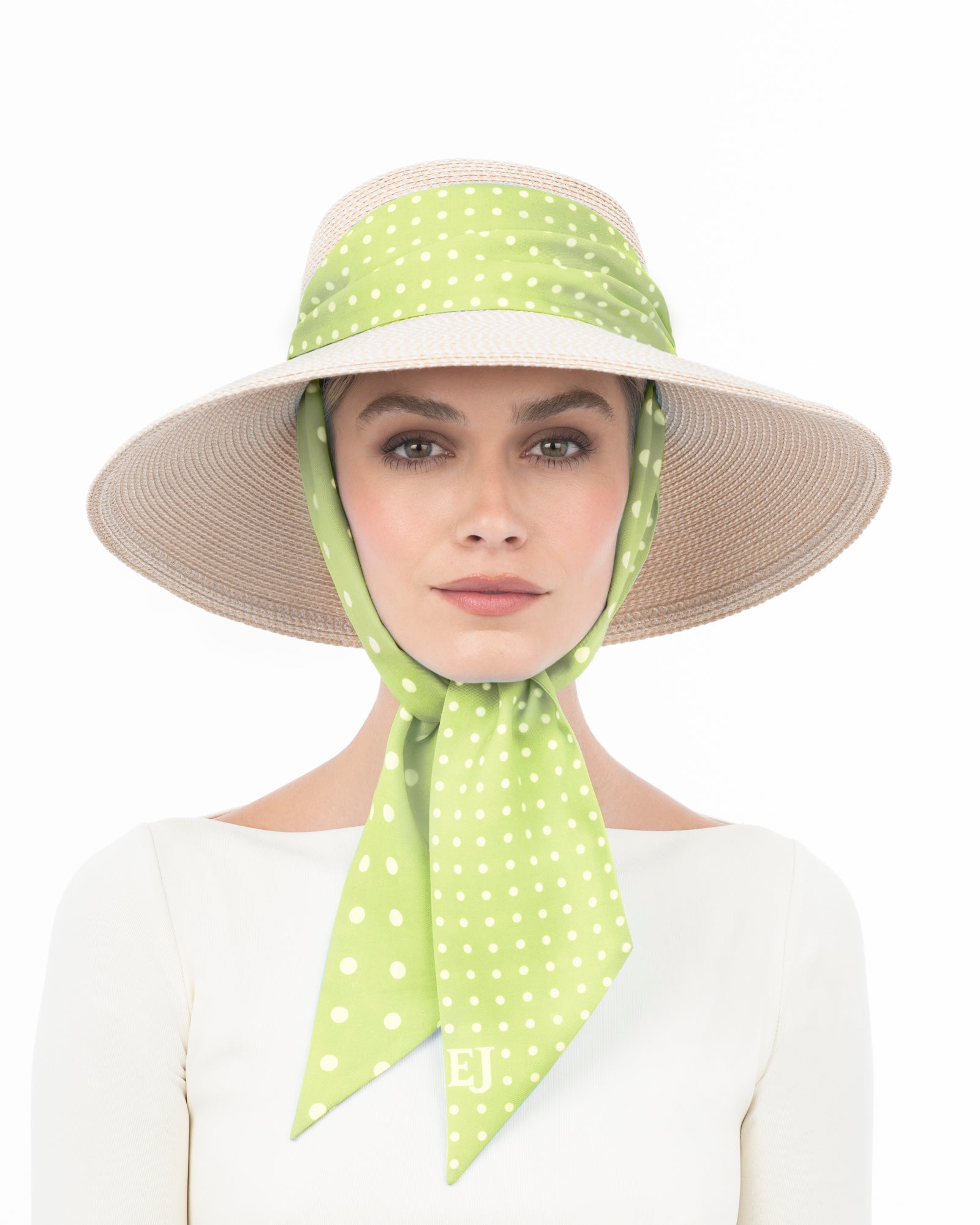 Twillybilly Cream/Kiwi Dot Eric Javits