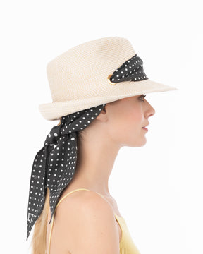 Twilly Classic Cream/Black Dot Eric Javits