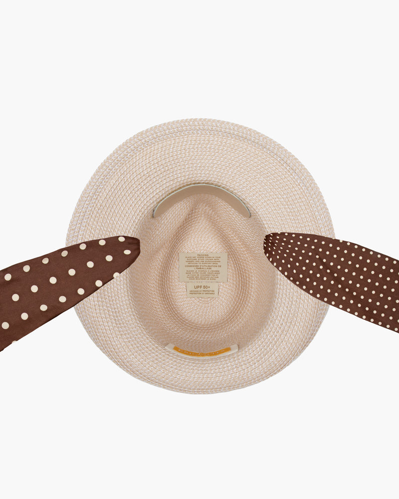 Twilly Classic Cream/Chocolate Dot Eric Javits