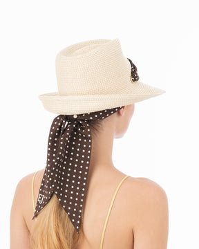 Twilly Classic Cream/Chocolate Dot Eric Javits