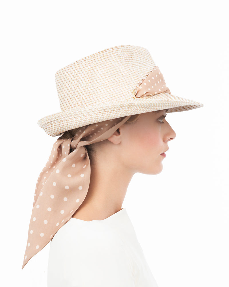 Twilly Classic Cream/Peanut Dot Eric Javits