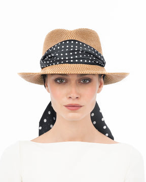 Twilly Classic Natural/Black Dot Eric Javits