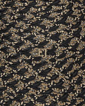 Woven Pith Black Mix Eric Javits