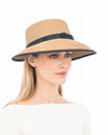 Squishee Cap Peanut/White Eric JavitsSquishee Cap Natural/Black Eric Javits