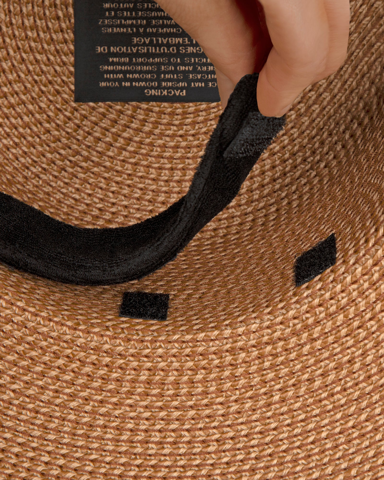 Squishee Cap Natural/Black Eric Javits