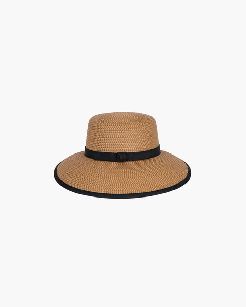 mii ☆ERIC JAVITS ベージュ フラッパーハット Floppy Straw Hat｜Sun-Blocking Hat | Eric Javits