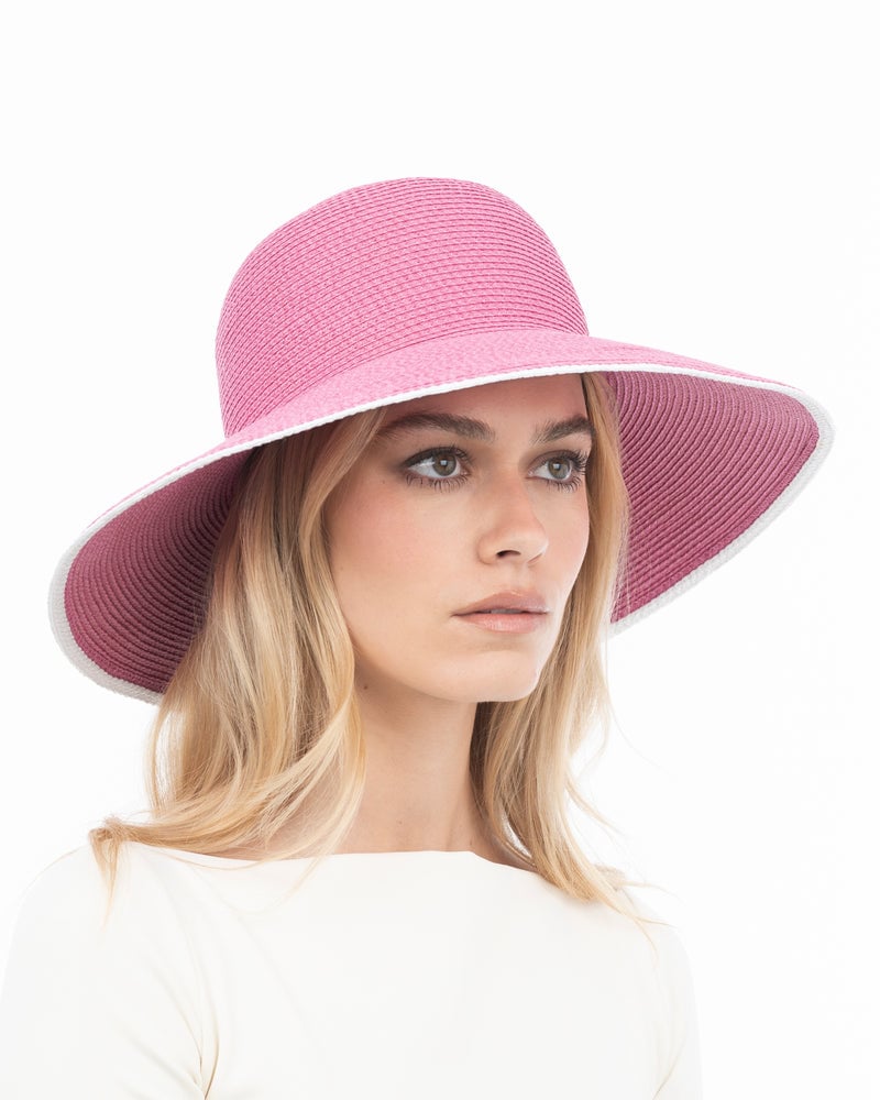 Hampton Raspberry/White Eric Javits