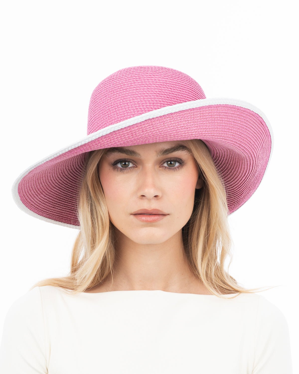 Hampton Raspberry/White Eric Javits