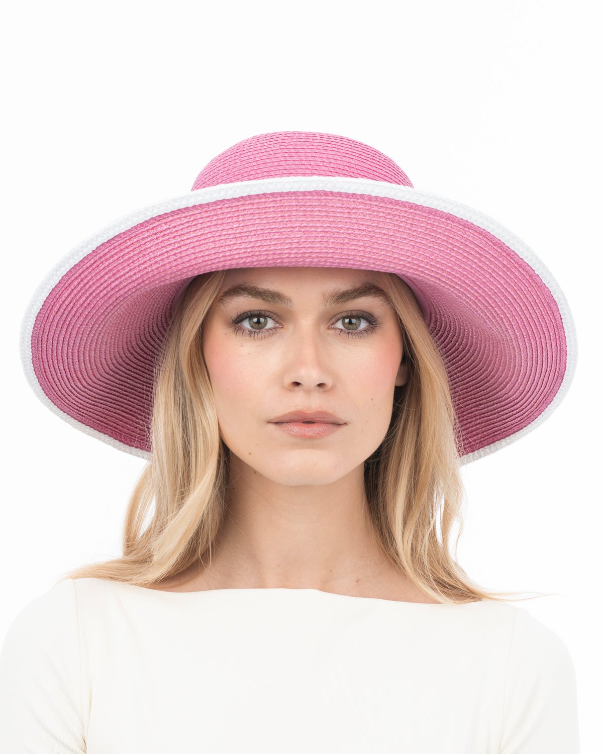 Hampton Raspberry/White Eric Javits