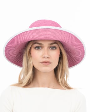 Hampton Raspberry/White Eric Javits