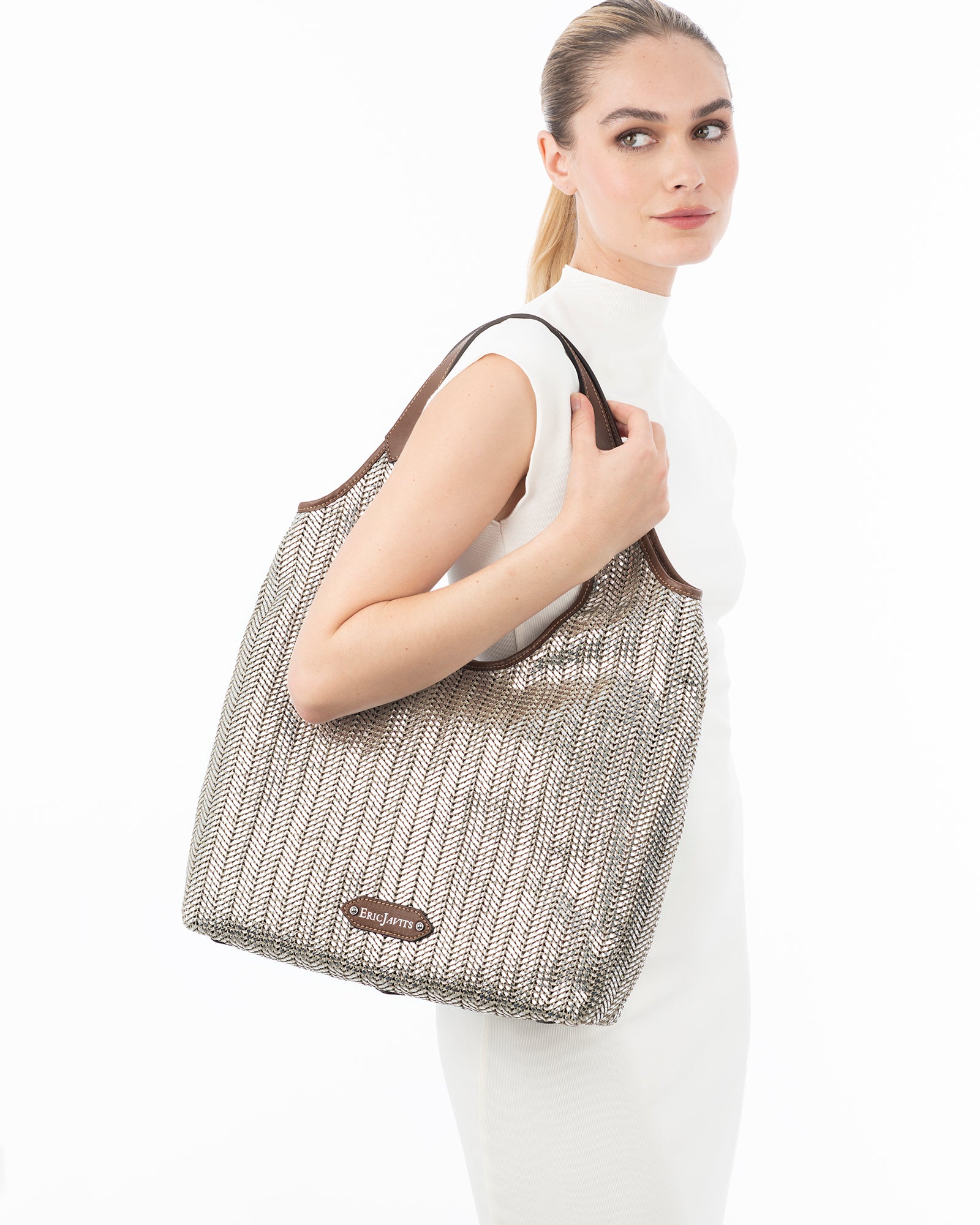 Aura II Hobo I Chic Vegan Leather Bag | Eric Javits