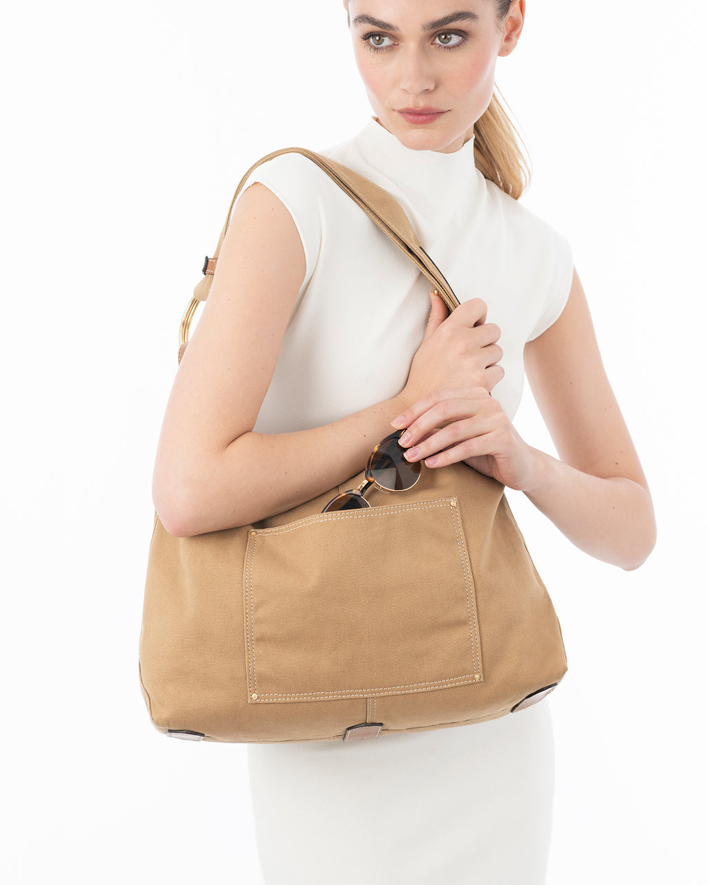 Cargo Hobo Khaki Eric Javits