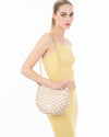 Chain Pouch Raffia White Mix Eric Javits