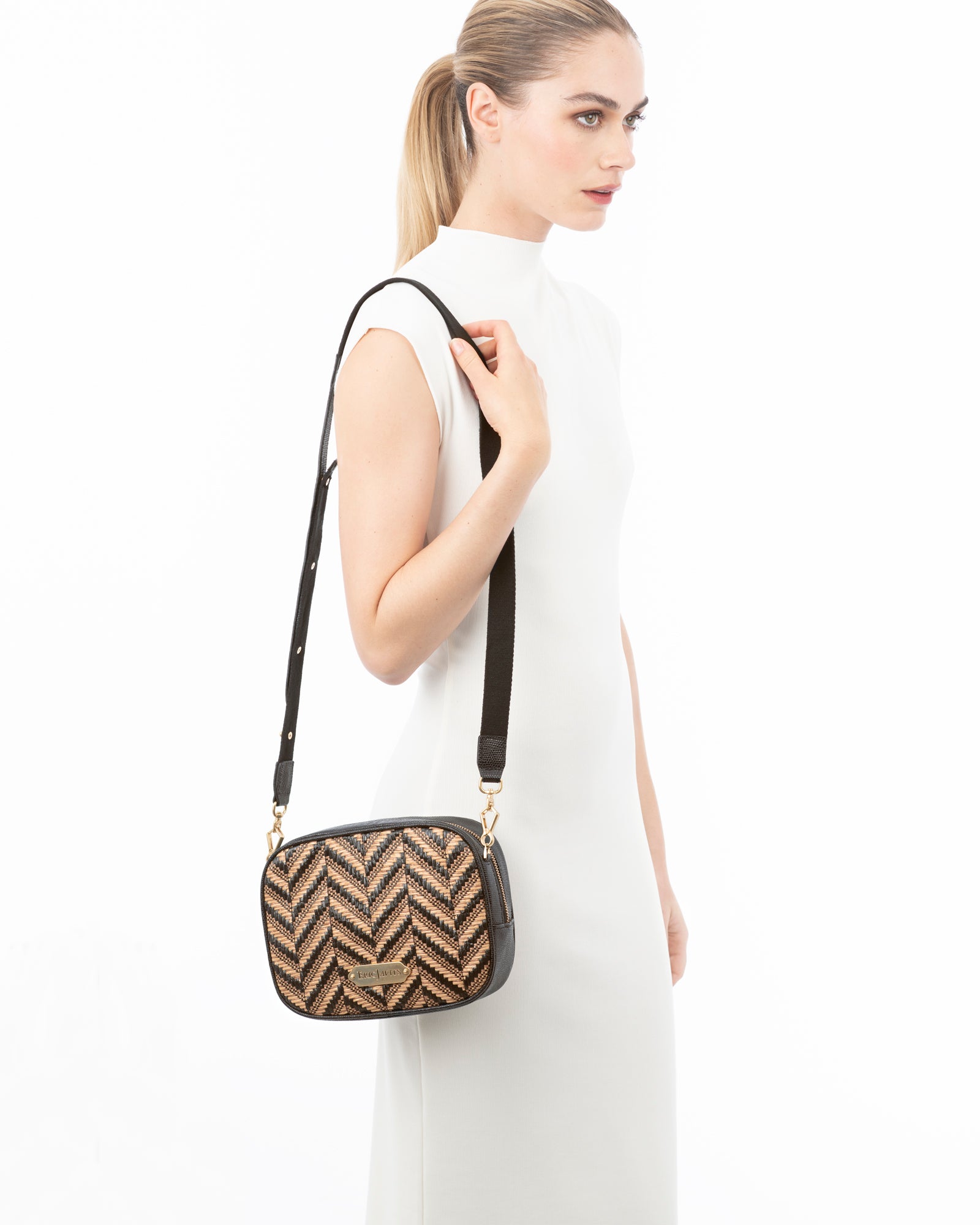 Tog Pouch Black Mix Eric Javits bag