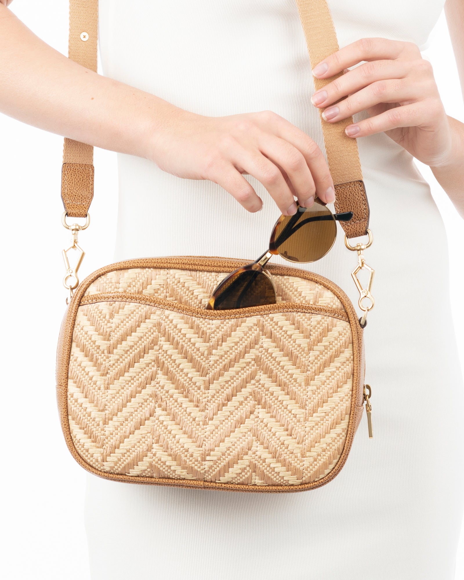 Tog Pouch | Raffia Zip Pouch | Eric Javits