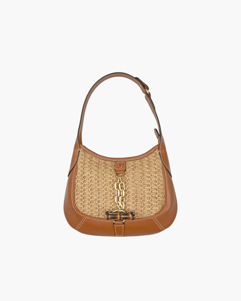 Lil Isle Hobo I Raffia Bag with Smart Storage | Eric Javits