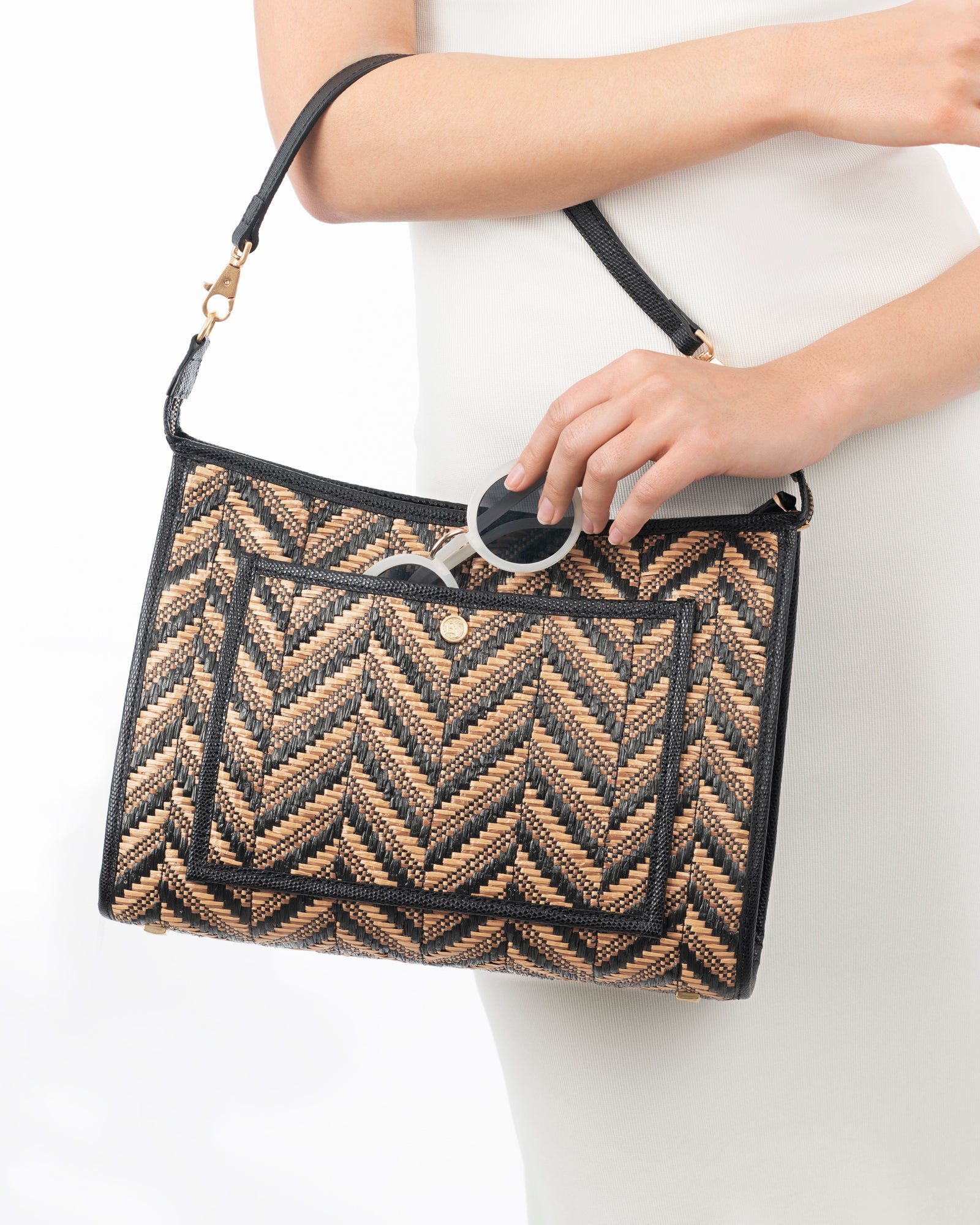 Zip Pouch Black Mix Eric Javits