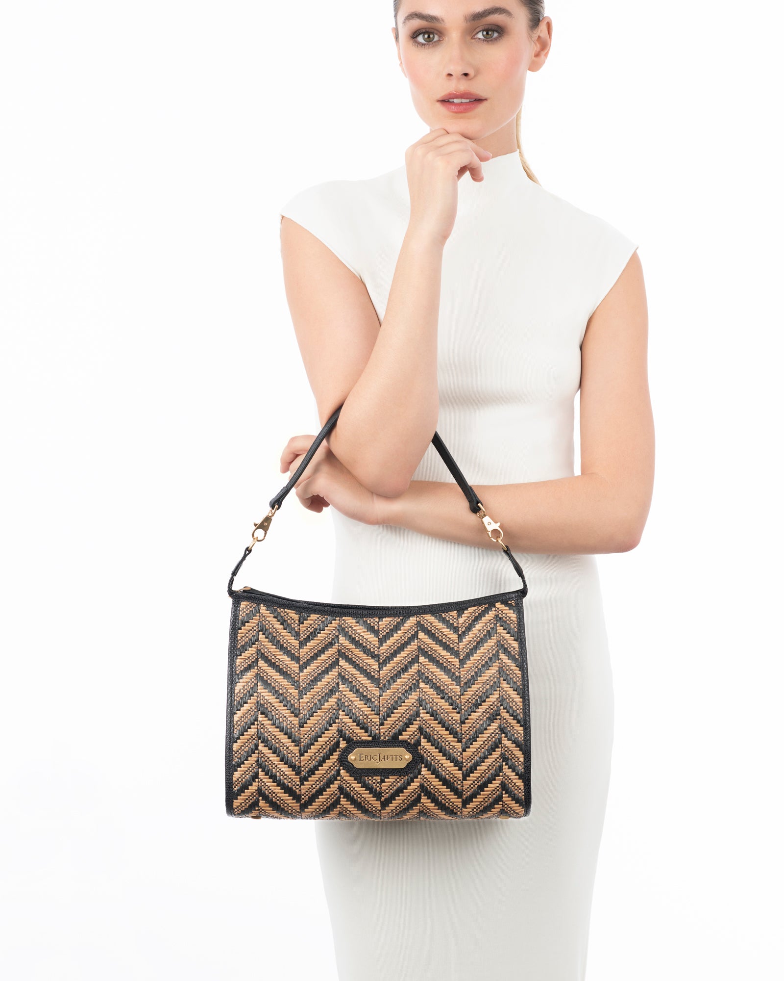 Zip Pouch Black Mix Eric Javits