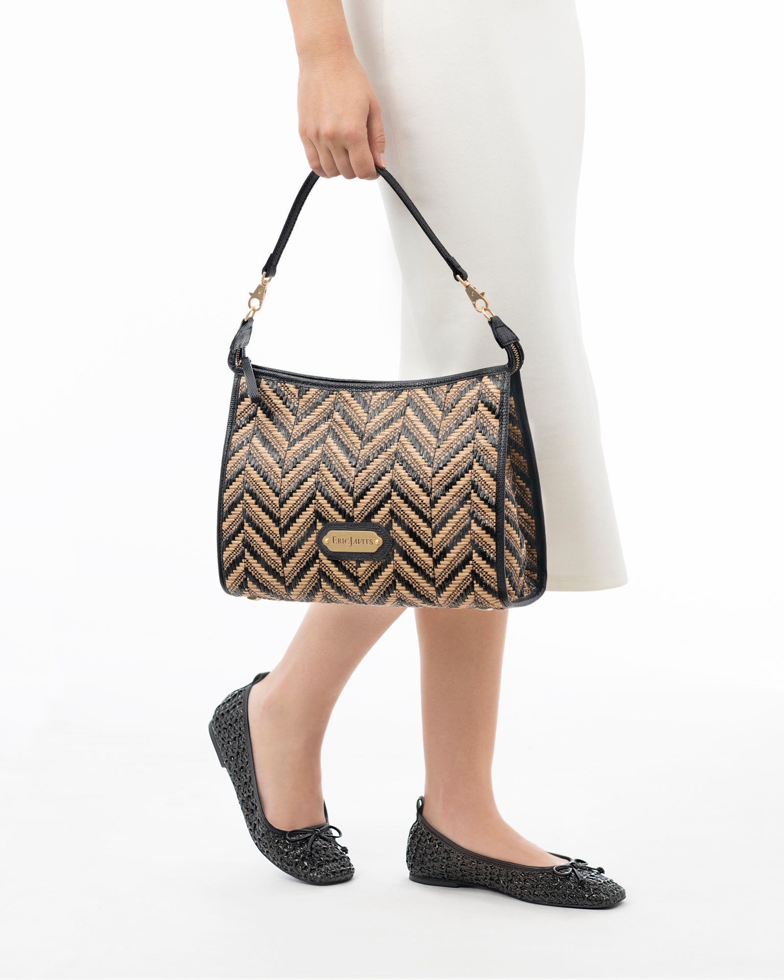 Zip Pouch Black Mix Eric Javits