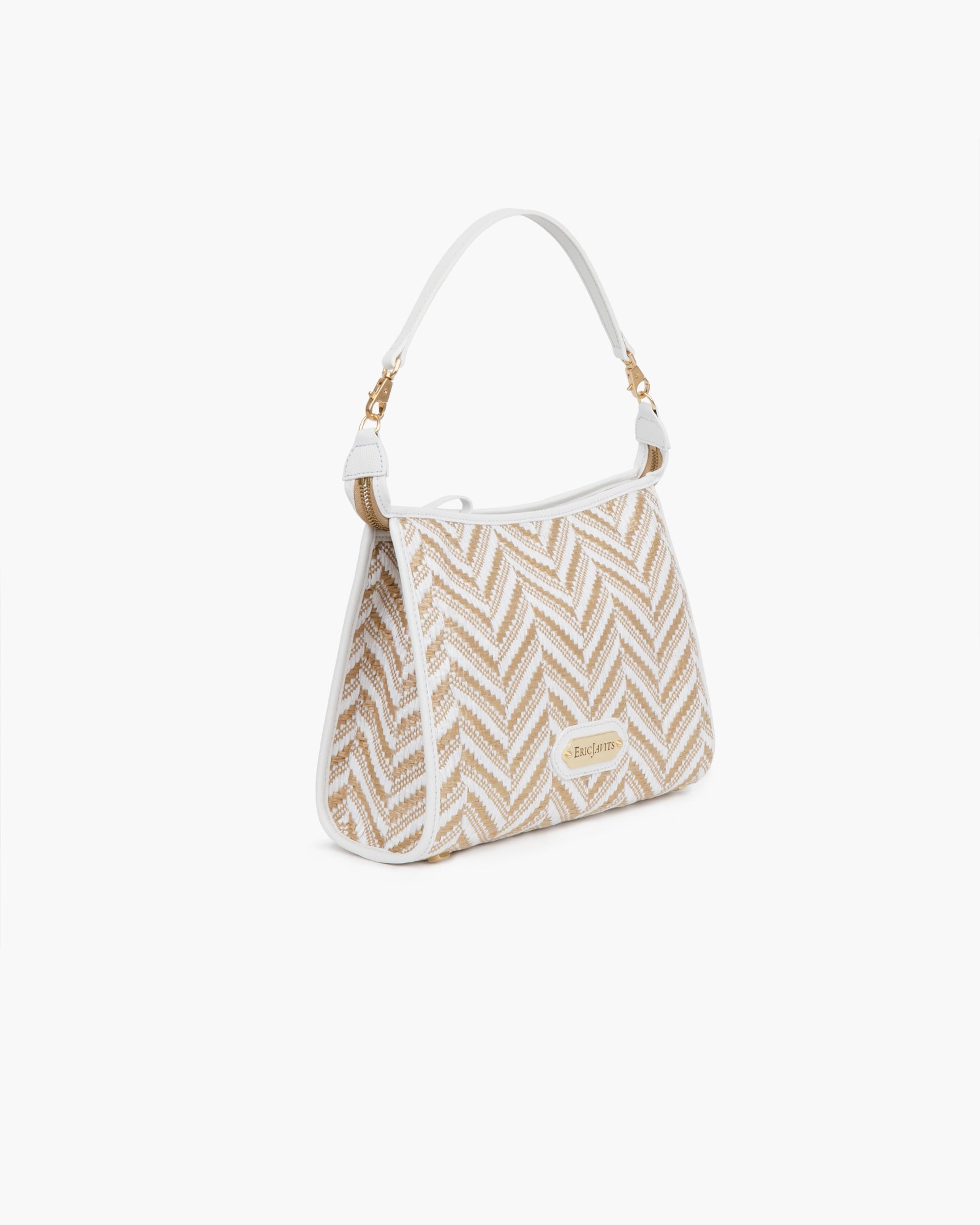 Zip Pouch White Mix Eric Javits