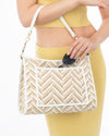 Zip Pouch White Mix Eric Javits