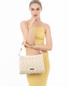 Zip Pouch White Mix Eric Javits
