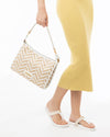 Zip Pouch White Mix Eric Javits