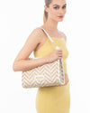 Zip Pouch White Mix Eric Javits