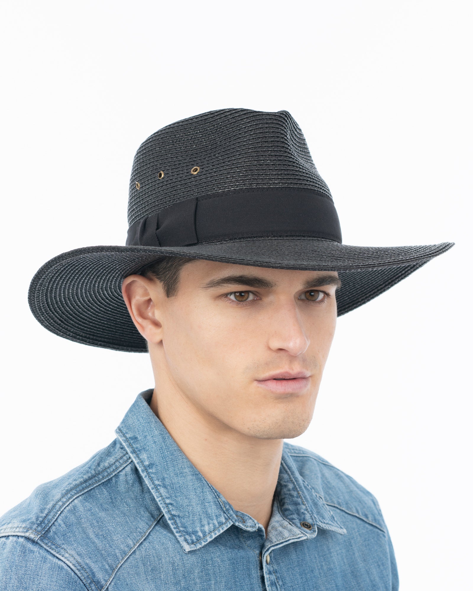 新品　BRIEFING MS WR STRETCH WIDE HAT SS24_32048_MR_SQ_INSTINCT_BLK_