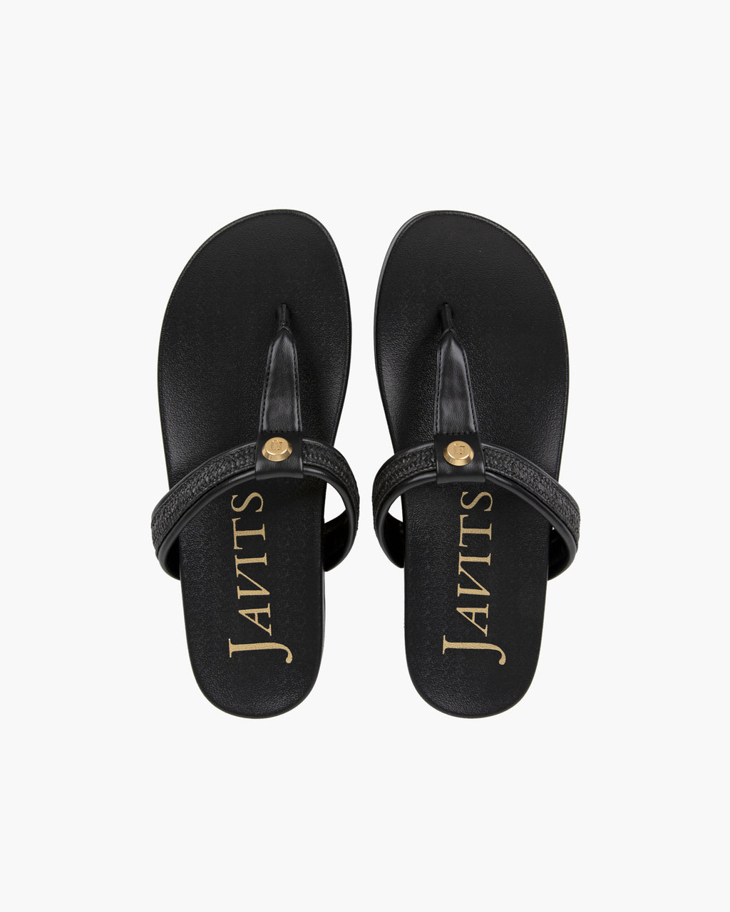 Squishee Flip Flop Black Eric Javits