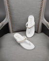 Squishee Flip Flop White Eric Javits