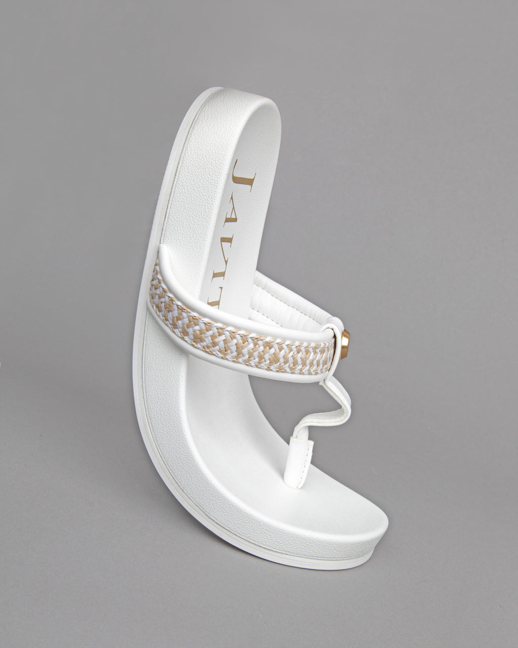 Squishee Flip Flop White Eric Javits