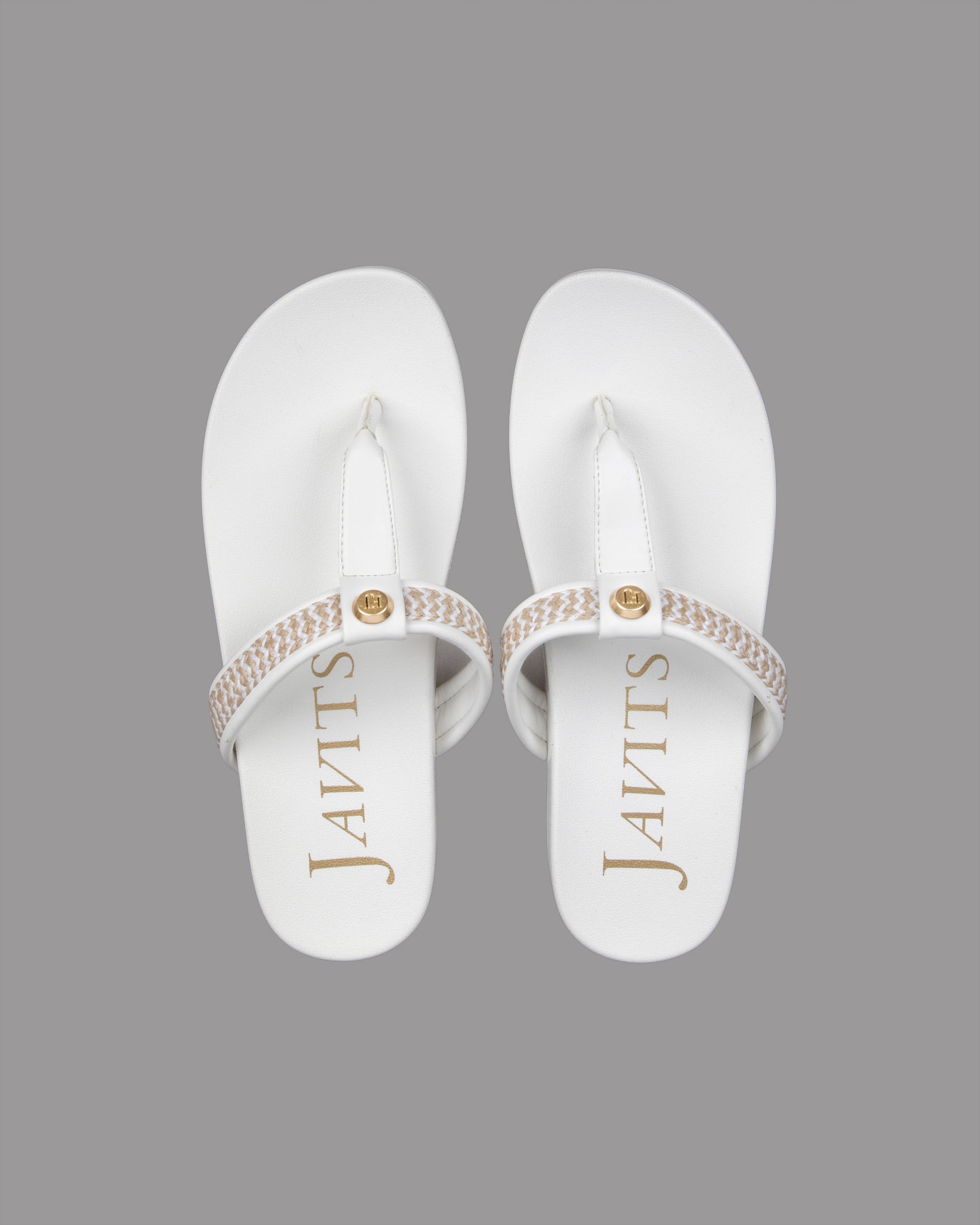 Squishee Flip Flop White Eric Javits