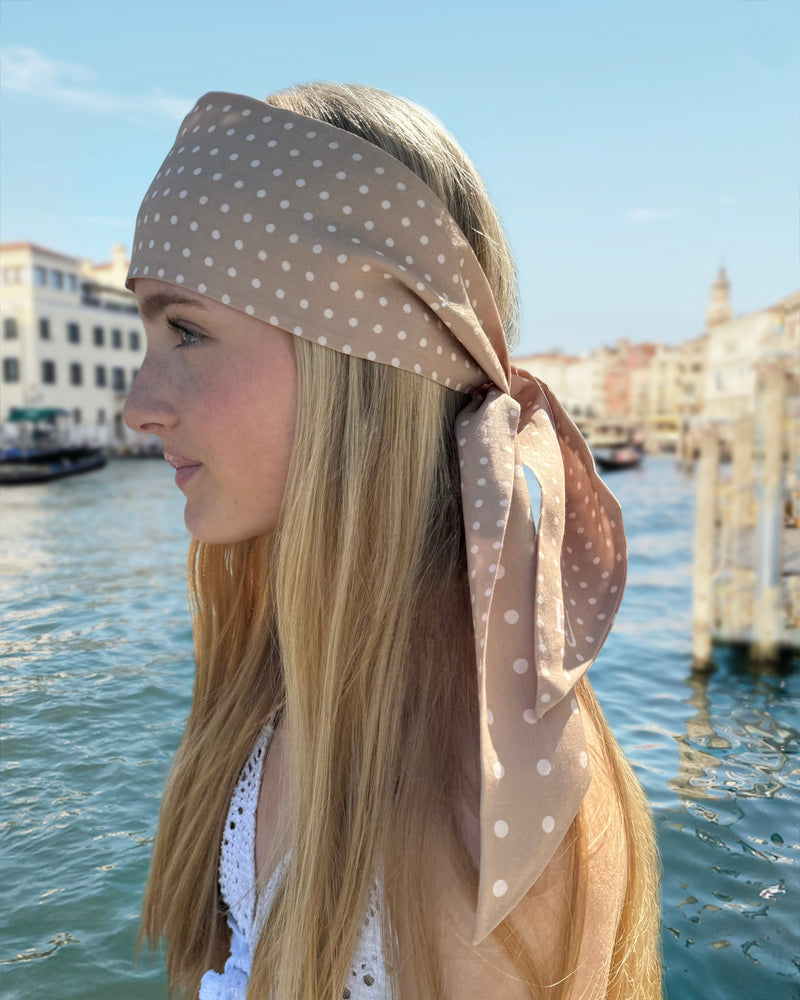 Twilly Scarf Peanut Dot Eric Javits