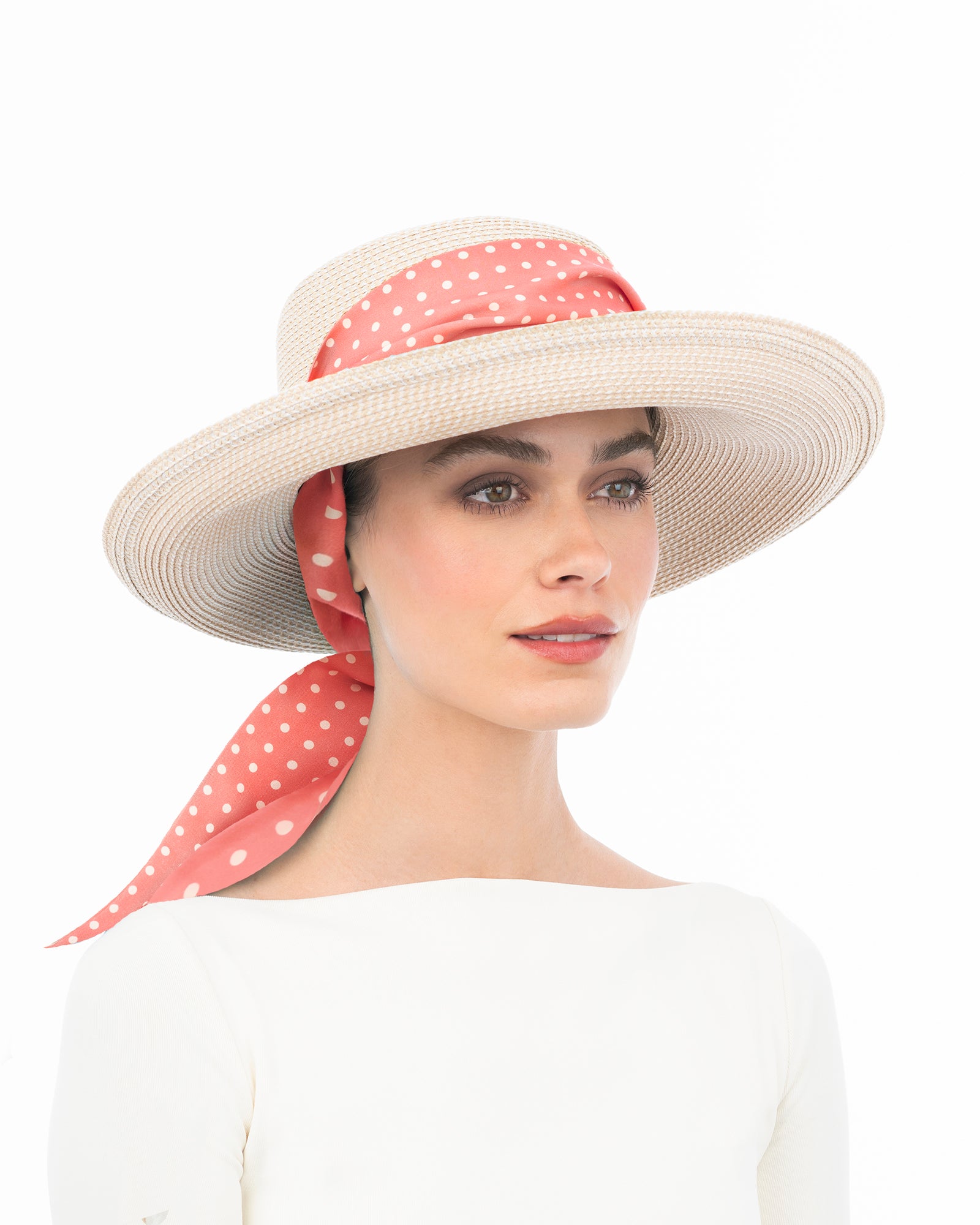 Twillybilly Cream/Pink Dot Eric Javits