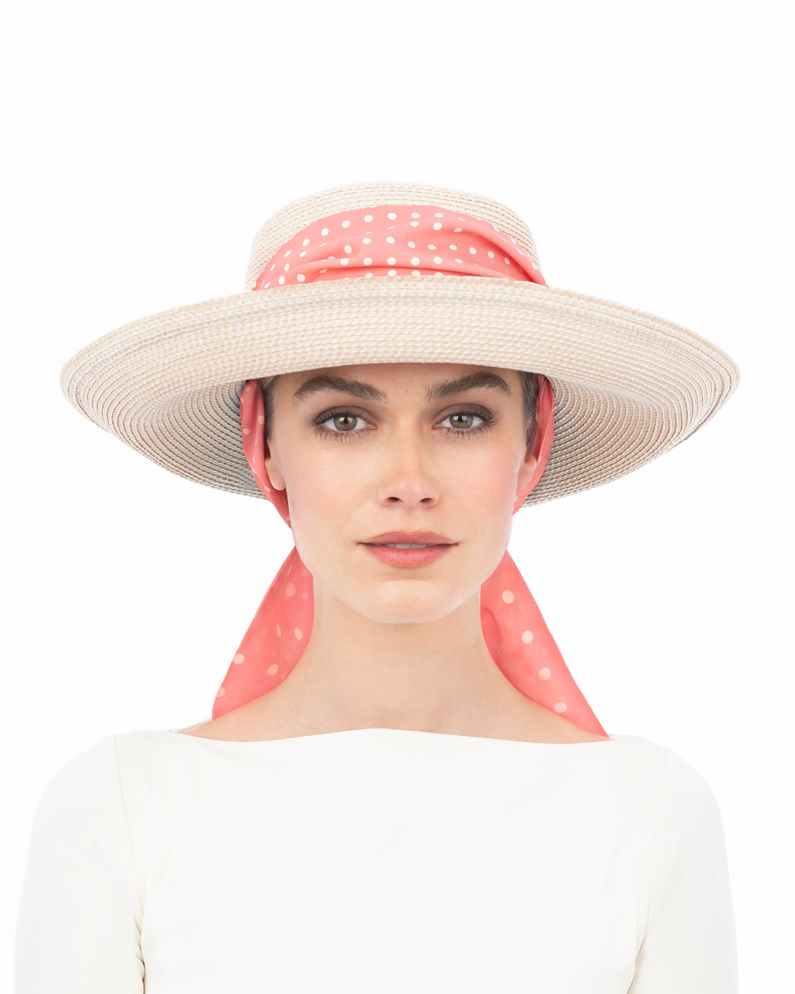 Twillybilly Cream/Pink Dot Eric Javits