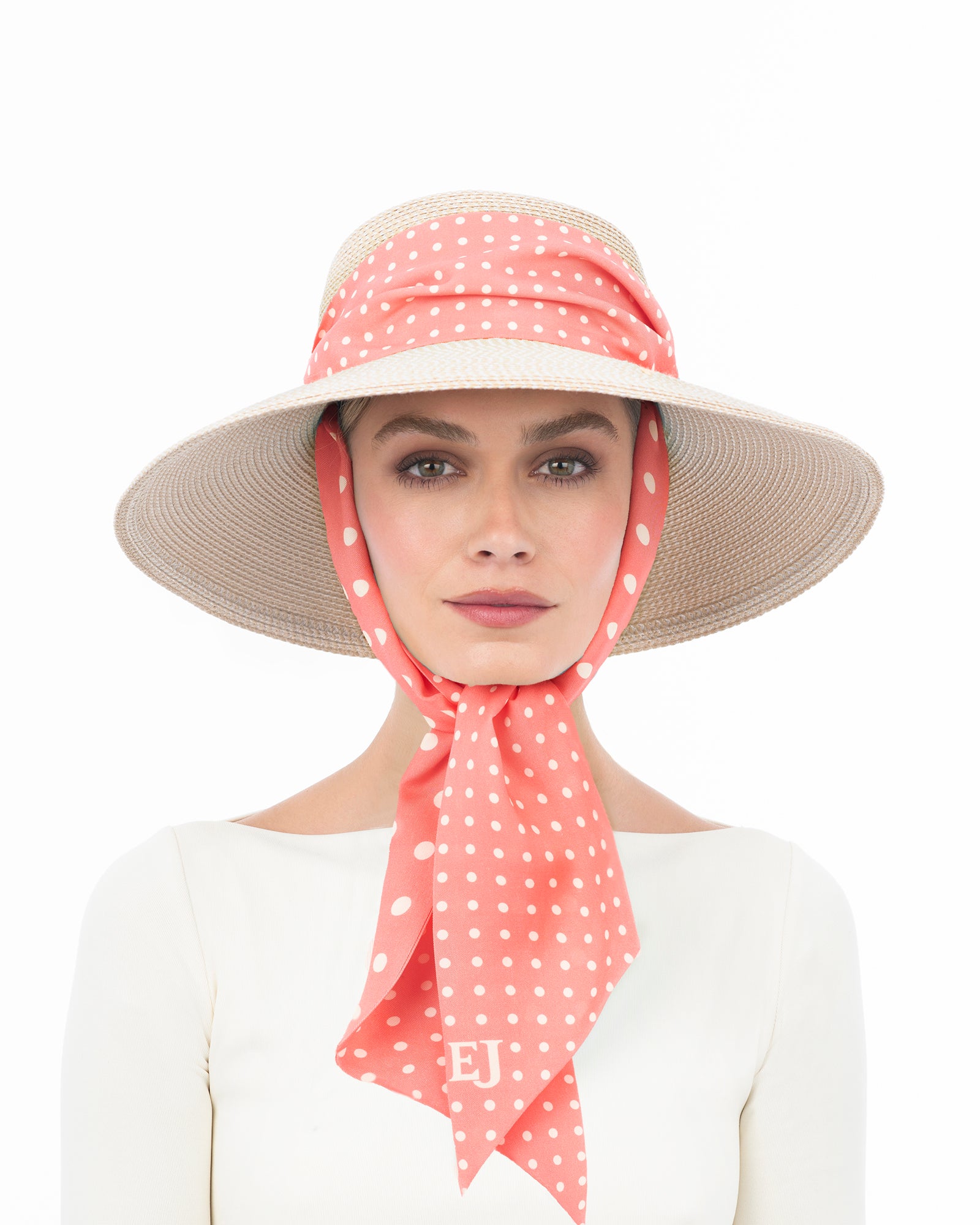 Twillybilly Cream/Pink Dot Eric Javits